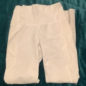 White LuLu Lemon Leggings